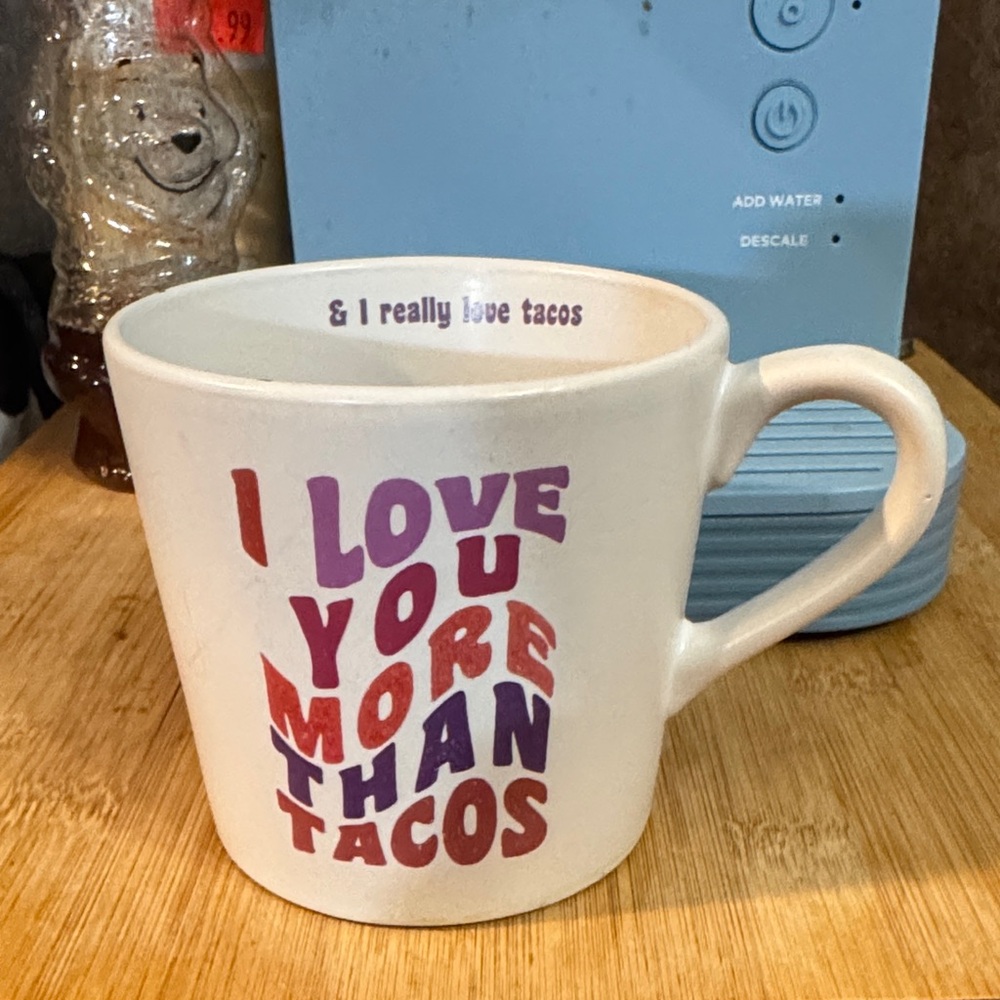 I Love You More Than Tacos Mug